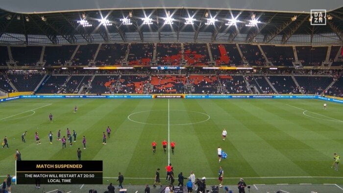استئناف مباراة باتشوكا وسالزبورغ بعد انقطاع طويل في كأس العالم للأندية