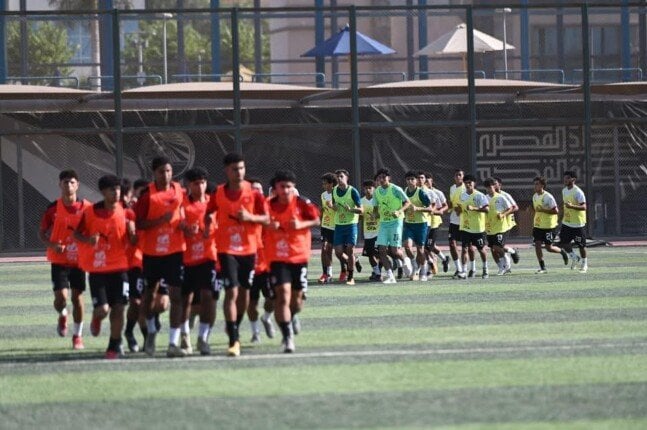 تحضيرات بدنية للاعبي منتخب مصر U17 قبل كأس العالم