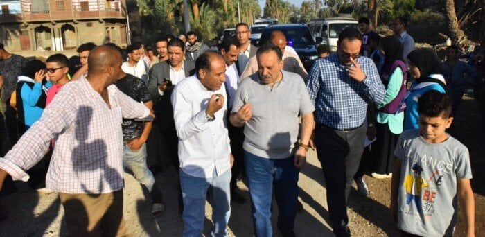 تطوير طريق نجع سبع منقباد: تعزيز حركة المواطنين في أسيوط