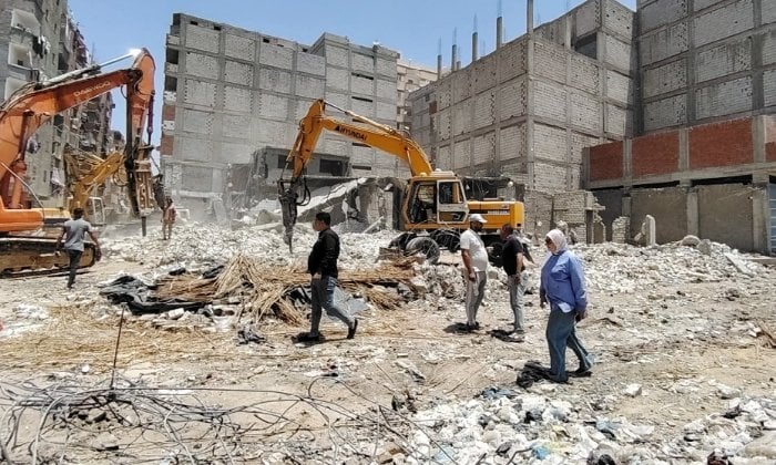جهود مكثفة لمكافحة مخالفات البناء في حي أول المنتزة بالإسكندرية