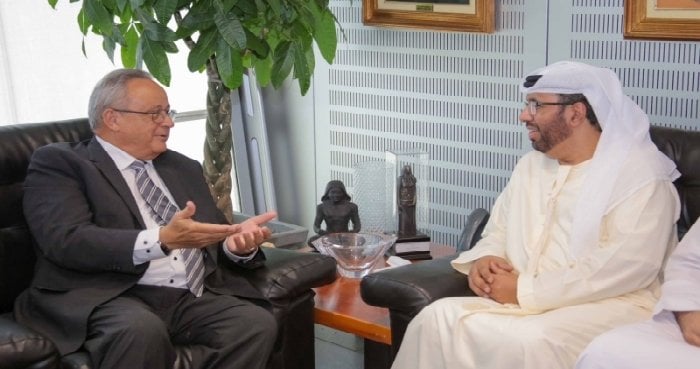 زيارة وفد الإمارات للمكتبات إلى مكتبة الإسكندرية
