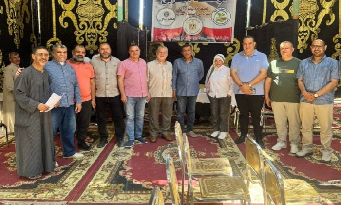 قافلة طبية تطعم البصر: علاج 150 مريض عيون بقرية ميت حبيش البحرية