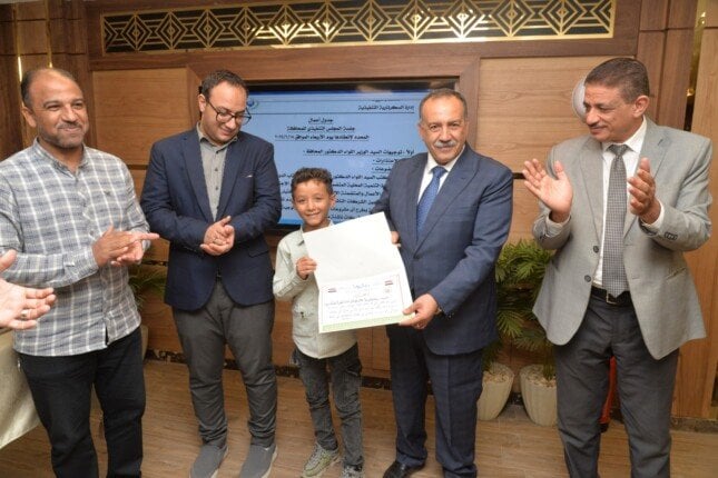محافظ أسيوط يحتفي بـ أبطال الكيك بوكسينج بعد إنجازاتهم العالمية في تركيا