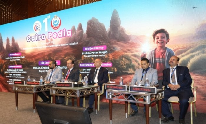 محافظ القاهرة يفتتح المؤتمر الأول لطب الأطفال بمستشفى شبرا العام