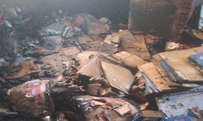 إخماد حريق مصنع سناكس الأطفال في بنها