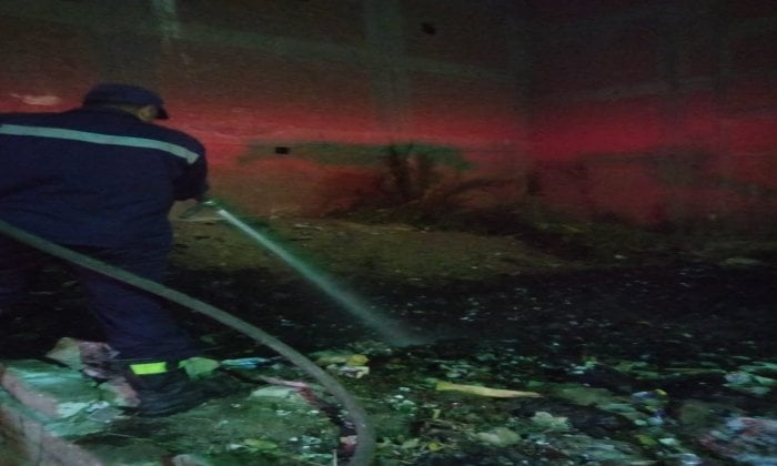إخماد حريق نفايات في بنها بلا إصابات