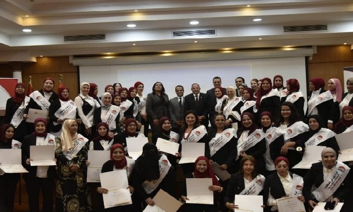 احتفال تخريج الدفعة الثالثة من برنامج «المرأة تقود» برعاية محافظ بورسعيد