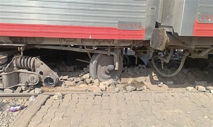 استئناف قطارات قويسنا بعد تعديل مسار العربات