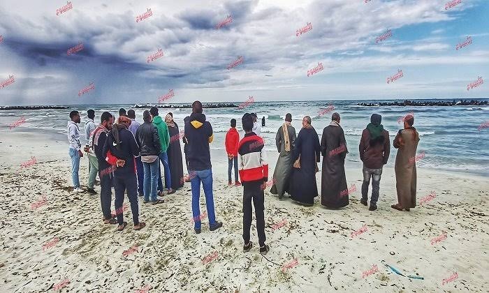 استعادة جثة ضحية غرق في شاطئ البيطاش بالإسكندرية