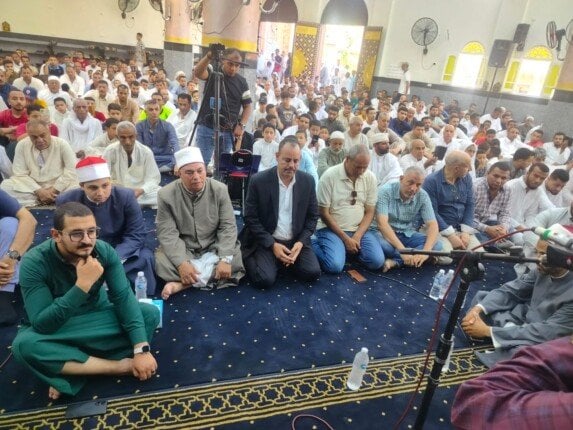 افتتاح مسجد كوم النور بسمسطا بتكلفة 7 ملايين جنيه