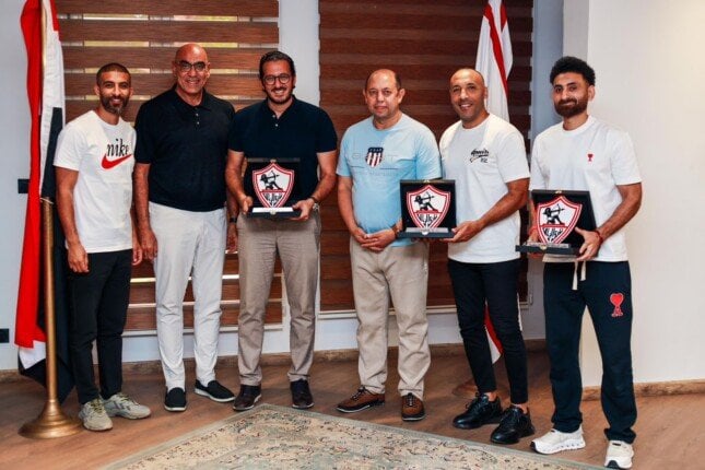 الزمالك يحتفل بذكريات الجهاز الفني والطبي السابق بعد وداعهم