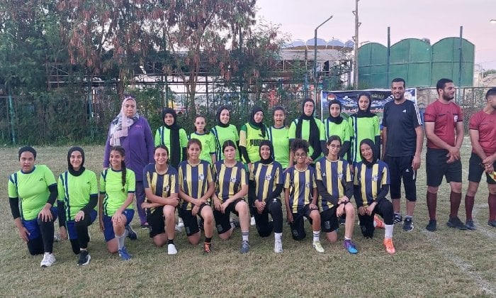 تتويج الدلتا واحتلال عمال طنطا للمركز الثالث في بطولة الجمهورية للكرة الخماسية للبنات