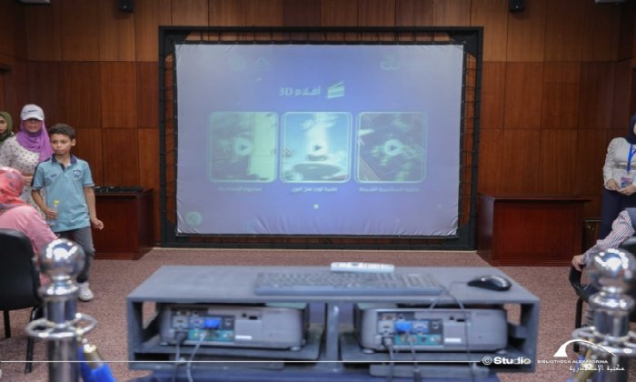 تجسيد الحضارة المصرية بتقنية 3D في معرض الإسكندرية للكتاب