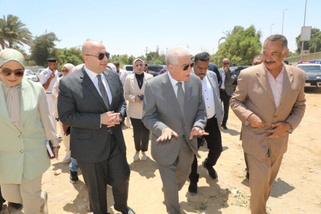 جولة تفقدية في المرسى السياحي الجديد ببني سويف