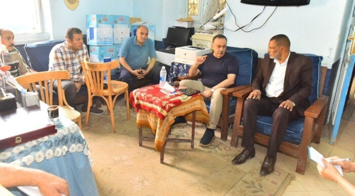 جولة محافظ أسيوط في الإدارة التعليمية بمنفلوط