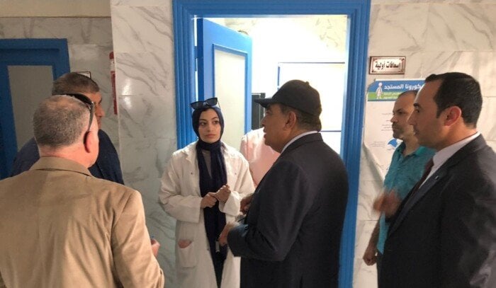 جولة محافظ الدقهلية في وحدة طب الأسرة ببلقاس