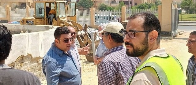 رئيس جهاز العبور يشرف على تحديث شبكات الطرق الرئيسية في المدينة