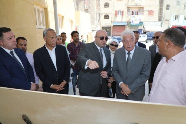 زيارة تفقدية لمشروع تطوير سوق الدهشوري برفقة مستشار رئاسة الجمهورية