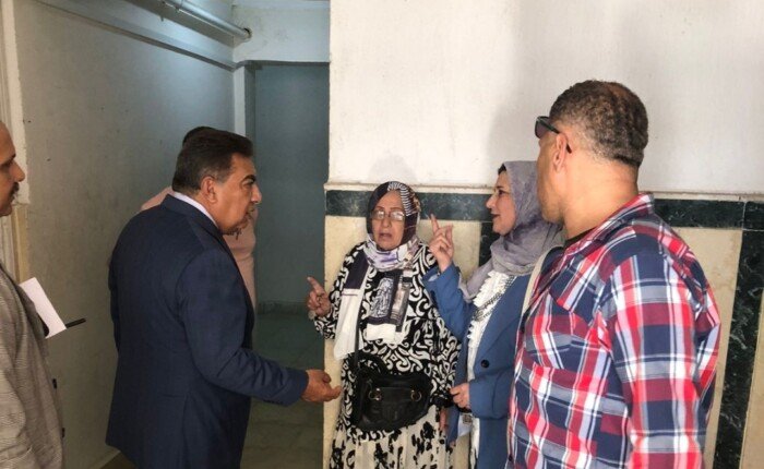 زيارة محافظ الدقهلية لمتابعة مشروع مساكن أبراج الجلاء بالمنصورة