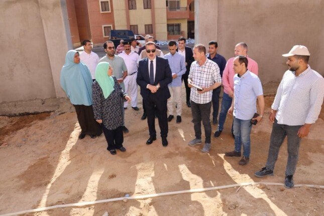 زيارة محافظ المنوفية لتفقد مدرسة الطرانة الجديدة للتعليم
