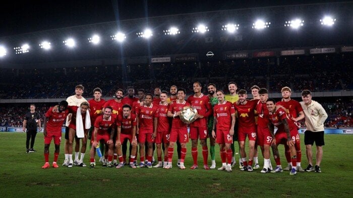 ليفربول يتفوق ودياً على يوكوهاما إف مارينوس الياباني