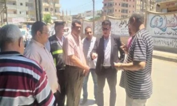 متابعة انضباط المرور على المحاور البديلة في المنوفية بعد اغلاق الطريق الإقليمي