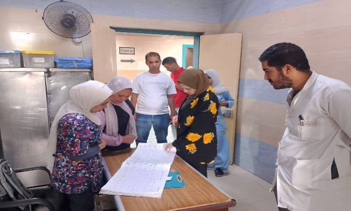 مدير التأمين الصحي بالقليوبية تراقب تقدم العمل في مستشفى النيل بشبرا الخيمة