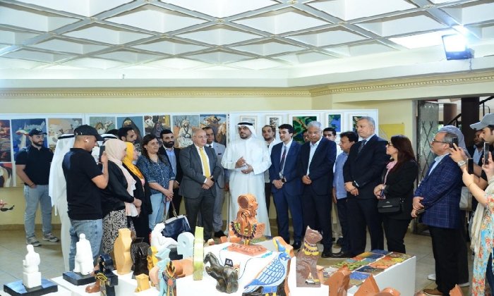 مواهب مبدعة: المعرض الختامي لفنون الطلاب الوافدين بحلوان