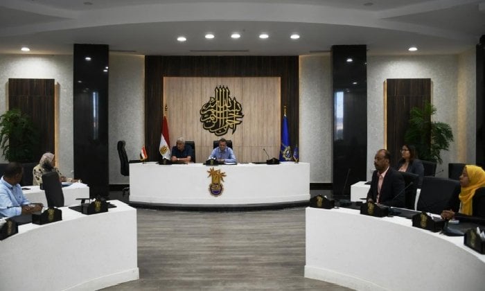 نائب محافظ أسوان يشارك في الاجتماع الدوري للجنة التنسيق البيئي
