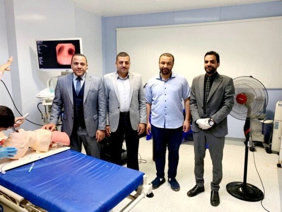 ورشة تعليمية حول بُنى مناظير الشعب الهوائية لأطباء الأمراض الصدرية في كفر الشيخ