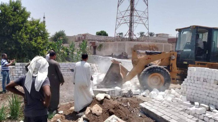 إزالة 205 حالات تعدٍ في المنيا خلال الأسبوع الأول من الموجه الـ27