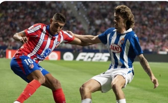 إسبانيول يتفوق على أتلتيكو مدريد في مواجهة مثيرة بهدفين مقابل واحد