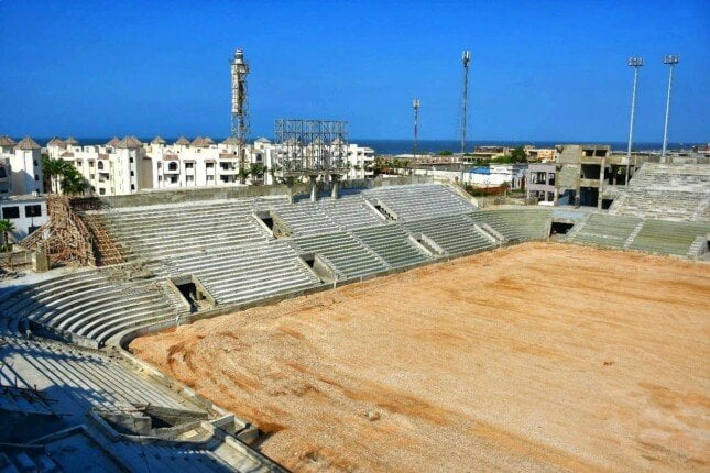 إطلاق المرحلة النهائية لهيكل المدرجات في استاد المصري الجديد