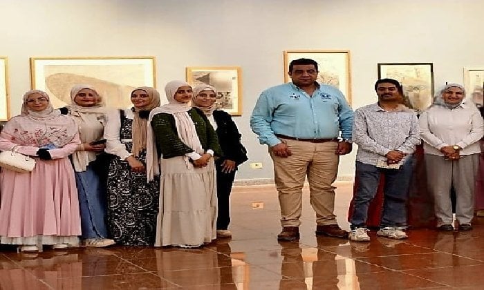 احتضان الفنون: طلاب جرافيك المنصورة في ضيافة حلوان الثقافية