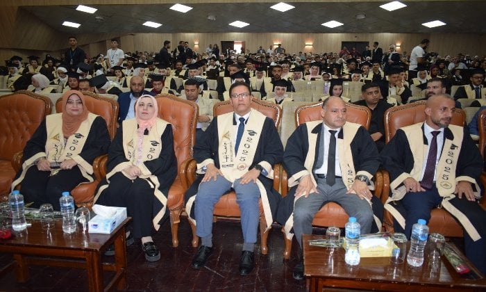 احتفالية تخرج دفعة جديدة من طلاب علوم الرياضة في جامعة بنها