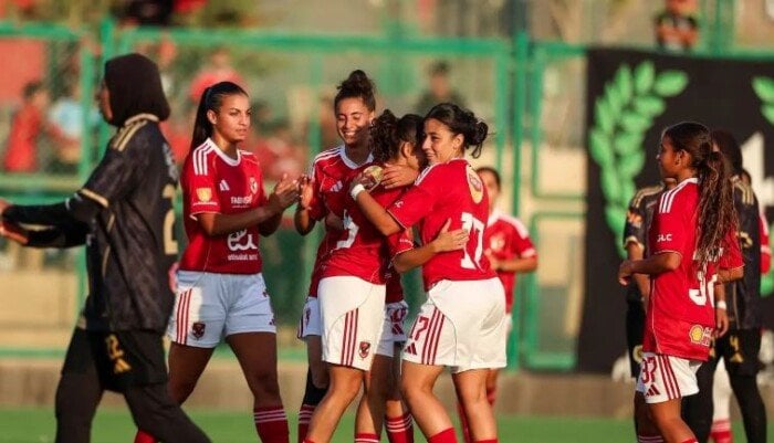 الأهلي يسجل انتصاراً ساحقاً على اتحاد بسيون 9-0 في دوري السيدات