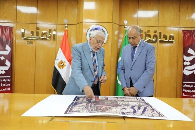 المنيا تجدد ميدان الشهداء: خطة لتخفيف الازدحام وتحسين المداخل