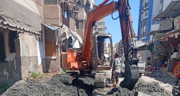 تجديد شبكة المياه: مشروع تطوير البنية التحتية في بورسعيد