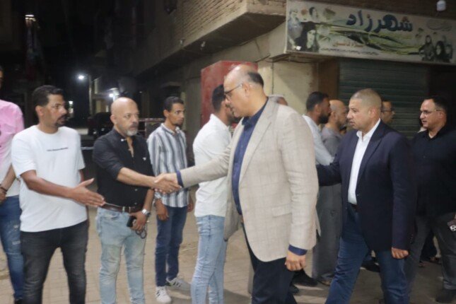 تعزية محافظ القليوبية لذوي ضحايا حريق القناطر الخيرية