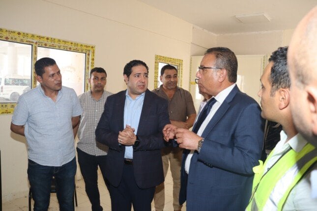 تفقد نائب وزير النقل مجمع مواقف عدلي منصور ببني سويف
