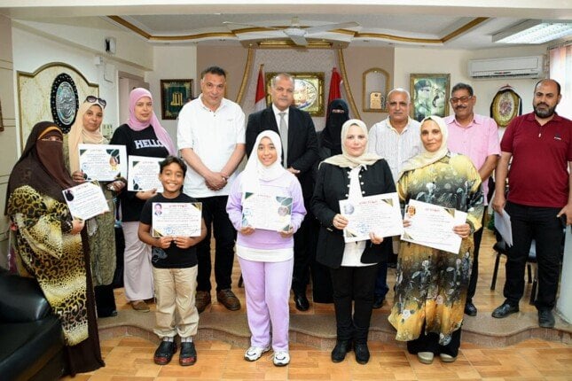 تكريم الفائزين في المسابقات الوزارية ببورسعيد