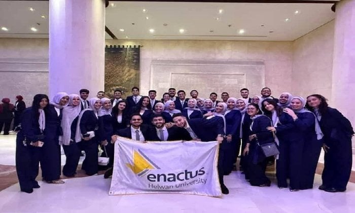 جامعة حلوان تتصدر المنافسة في Enactus Egypt 2025