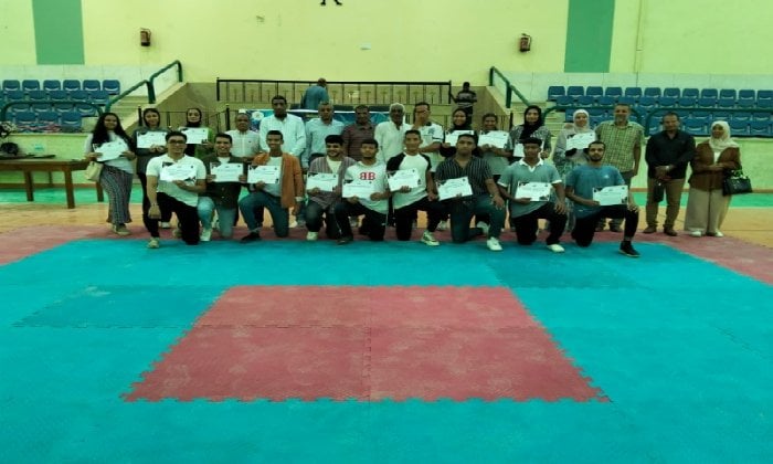 جنوب الوادي تكرّم أبطال الكاراتيه وتنس الطاولة في حفل توزيع جوائز الألعاب الفردية