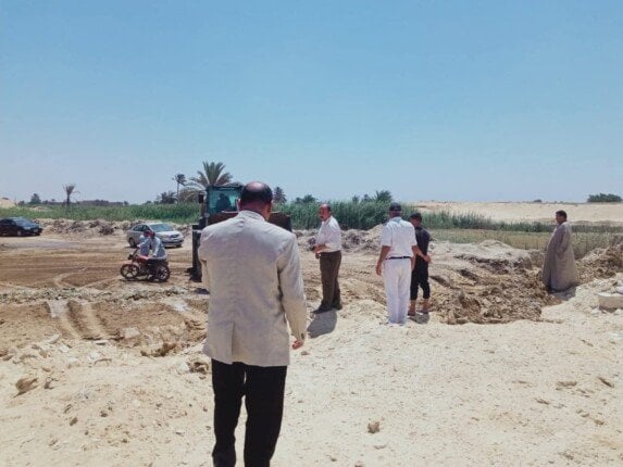 جهود سريعة لحماية مقابر ميدوم من خطر تسرب المياه