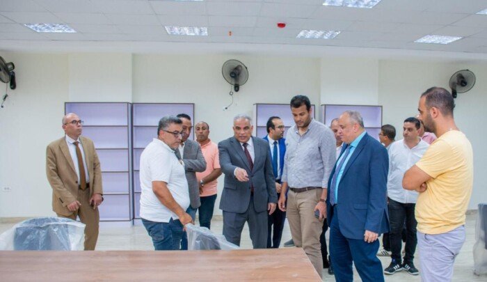 جولة تفقدية لرئيس جامعة طنطا لمتابعة جاهزية الجامعة الأهلية لبدء الدراسة