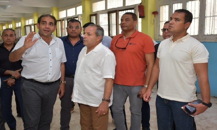 جولة تفقدية لمحافظ بورسعيد ورئيس الجامعة في المدن الجامعية