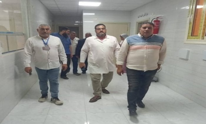 جولة رئيس مدينة سنورس في مستشفى فيديمين المركزي