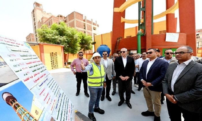 جولة ميدانية لمشاريع المياه: وزير الإسكان ومحافظ الغربية في محطة نهطاي