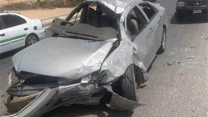 حادث تصادم ي injب أربعة مصابين على طريق القاهرة الفيوم الصحراوي