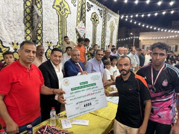ختام دورة كرة القدم الصيفية بمركز شباب كفر تصفا يجذب حشوداً جماهيرية